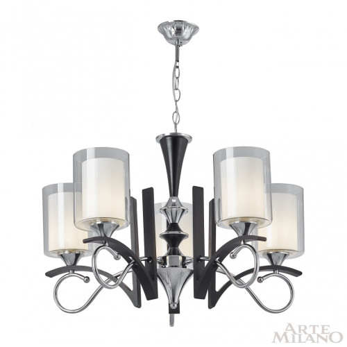 Подвесная люстра Arte Milano Florentia-9167 309167/5 Bk/Ni