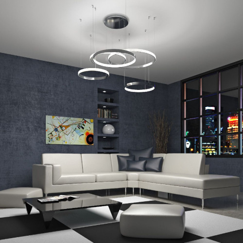 Подвесная люстра Eurosvet Posh 90175/5 хром a045416