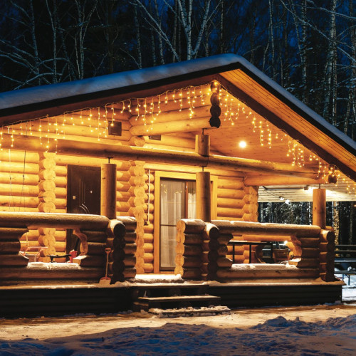 Гирлянда бахрома с эффектом мерцания Uniel ULD-B50006-880/TTK WARM WHITE IP44 UL-00013329