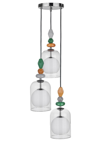 Подвесной светильник 33 Идеи PND105.3.163S.003.KDC-S.26.TR-S.02.WH