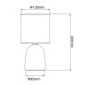 Настольная лампа Uniel UML-B305 E14 BLACK UL-00012420