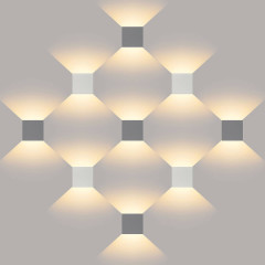 Уличный настенный светодиодный светильник Elektrostandard 1548 Techno LED Winner серый 4690389106262