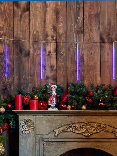 Уличная светодиодная гирлянда (11120) Uniel занавес 220V синий ULD-E2403-144/DTK BLUE IP44 METEOR