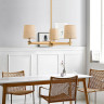 Люстра на штанге ImperiumLoft Stavra Jorgenson Beige/Dark Wood 203576-26
