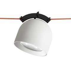 Трековый однофазный светильник Denkirs Belty spot DK5540-WH+BK