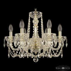 Подвесная люстра Bohemia Ivele Crystal 5402/6/165 G Clear/M-1F
