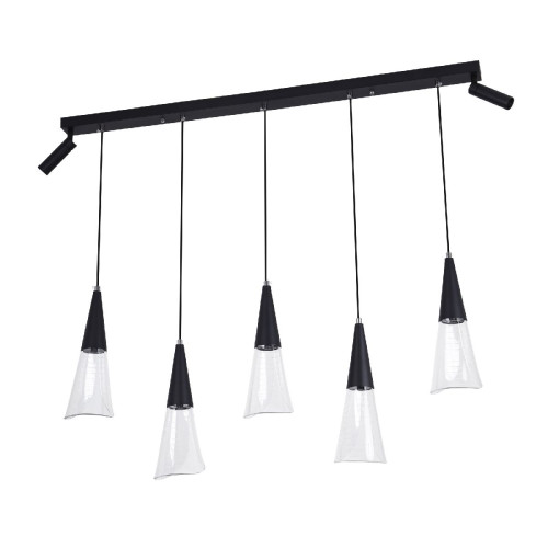 Подвесная люстра LED4U L7105-7 BK