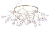 Подвесная люстра Crystal Lux Evita EVITA SP45 D GOLD/TRANSPARENT