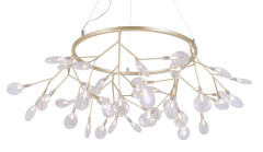 Подвесная люстра Crystal Lux Evita EVITA SP45 D GOLD/TRANSPARENT
