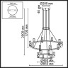 Подвесная люстра Odeon Light Hightech Defance 7143/110L