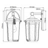 Настенный уличный светильник Kichler Fairfield QN-FAIRFIELD-M-OZ