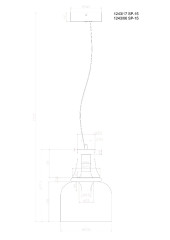 Подвесной светильник Divinare Volturn 1243/06 SP-15