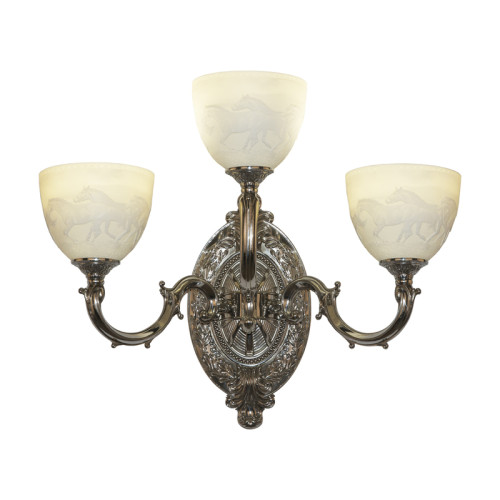 Бра Bohemia Ivele Crystal Verona 7214B12/2+1/210 Ni P1 U Horse