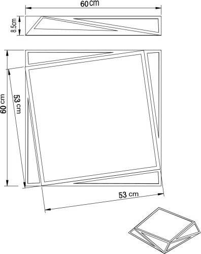 Потолочный светодиодный светильник Arte Lamp Multi-Piazza A1930PL-1WH