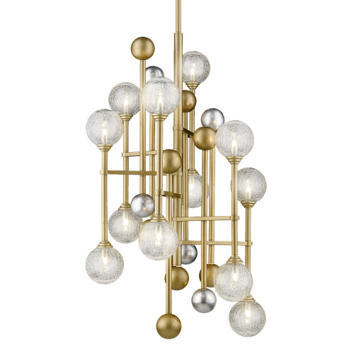 Люстра Fluxus 12 gold