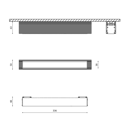 Трековый светильник DesignLed SY-601211-BL-12-NW 003790