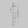 Трековый магнитный светильник Maytoni Focus LED TR155-1-5W3K-B