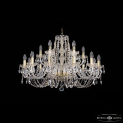 Подвесная люстра Bohemia Ivele Crystal 1402/12+6/300 G