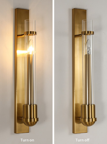 Настенный светильник 88042W brass