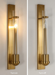 Настенный светильник 88042W brass