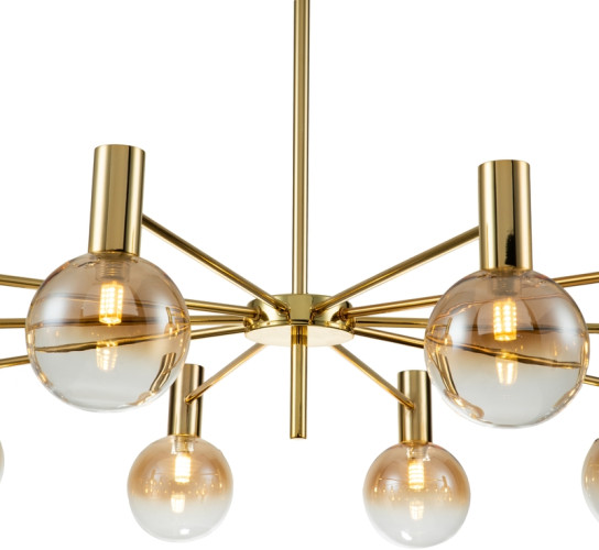 Люстра на штанге Indigo Collana 13015/10R Gold V000221