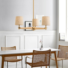 Люстра на штанге ImperiumLoft Stavra Jorgenson Beige/Light Wood 203577-26
