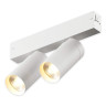 Трековый однофазный светильник AM Group Plain Opal AM590 2X10W 3000K WH