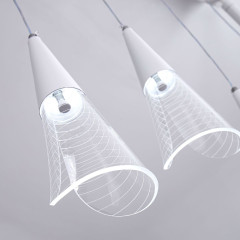 Подвесная люстра LED4U L7105-7 WТ