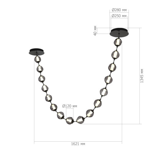 Подвесная люстра ST Luce Helmi SL6520.403.16
