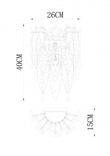 Бра Divinare Amelie 6003/01 AP-1