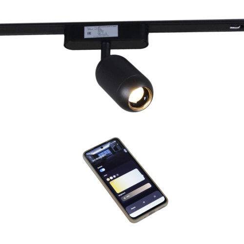 Трековый магнитный светильник (CCT+SMART) Reluce 13009-9.3-001UR magnetic Led7W BK CCT+SMART