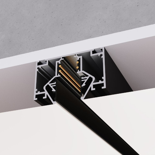 Профиль под натяжной потолок (заглушки 2+2 в комп.) ST Luce Skyline 48 ST047.439.02