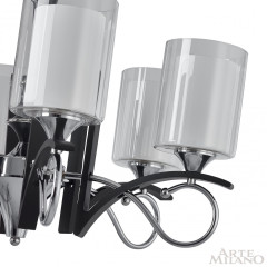 Подвесная люстра Arte Milano Florentia-9167 309167/8 Bk/Ni