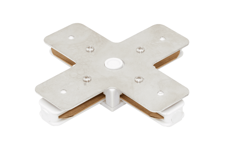 X-коннектор для однофазного трека DesignLed CN2-WH-X 003726