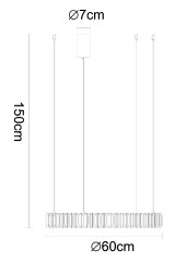 Подвесной светильник Divinare Barbara 1137/02 SP-28