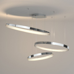 Подвесная люстра Eurosvet Posh 90175/3 хром a045414