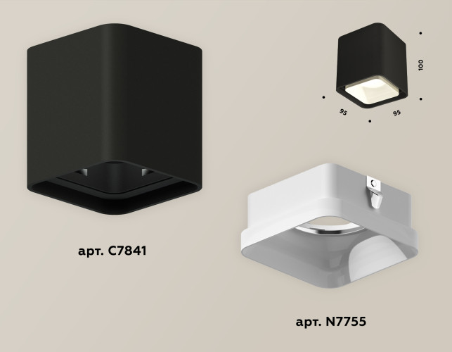 Потолочный светильник Ambrella Light Techno Spot XS7841021 (C7841, N7755)