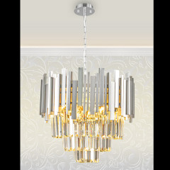 Подвесная люстра Natali Kovaltseva VERTIGO 81440/6C SILVER