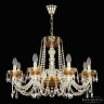 Подвесная люстра Bohemia Ivele Crystal 5402/8/240 G Amber/M-1F